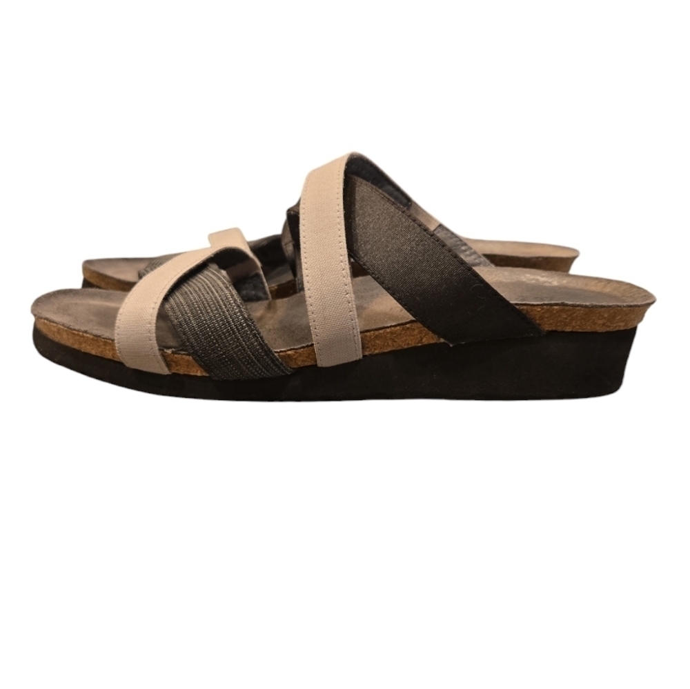 NAOT ROXANNA SLIDE SANDAL. SIZE EU 37 = 7 U.S.